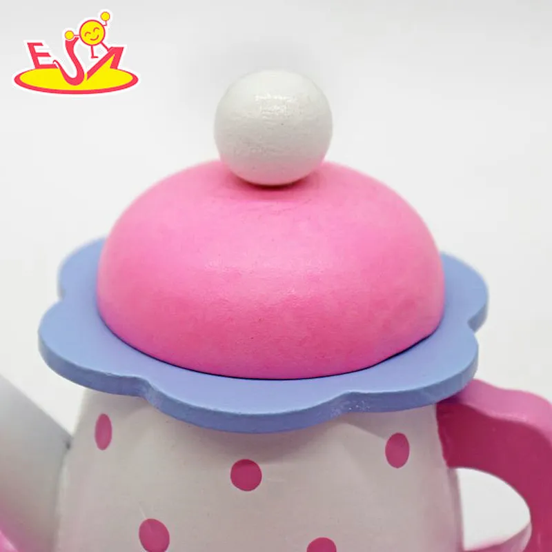 High Quality Pretend Play Simulation Wooden Afternoon Tea Toys For Kids W10D694